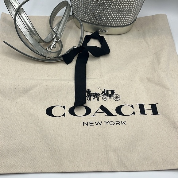 Coach Mini Bucket Bag with Crystal and Dustbag - Picture 11 of 16